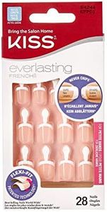 Kiss Products Everlasting French Petite Nail Kit, Clear Pink, 0.07Pound