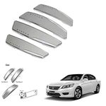 JAINFAM® Status High Gloss Premium Door Edge Guards Set of 4-(Made in Korea) - Silver for Honda Accord