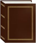 Pioneer Photo Albums A4-100 Brown Photo Album, 100 Pockets 4"x6"