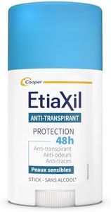 ETIAXIL - Anti-transpirant - Transpiration Modérée - Protection 48h - Aisselles - Adapté aux peaux sensibles - Stick - Fabriqué en France – 40 ml