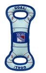 Pets First NHL New York Rangers Hockey Field Dog Tug Fetch Squeak Chew Toy, Team Color, one Size (NYR-3030)