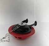 TOTO Style THU253S/THU277S/THU500S Flapper - FITS ALL 3 Inch Flush Valve Tanks, Rubber Toilet Tank Flap with Chain and Hook, Also Fits THU138S, THU175S, THU331S, THU140S, THU299S, THU253S