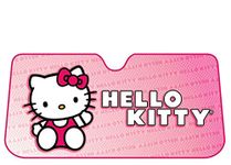 Plasticolor 003681R01 Hello Kitty Sanrio Accordion Style Car Truck SUV Front Windshield Sunshade, 27" X 58"