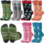 Bonuci 6 Pairs Camping Socks for Wo