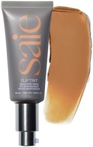 Saie Slip Tint Tinted Moisturizer with SPF 35 - Light Coverage, Glowy Skin Tint & Mineral Sunscreen for Face with Hydrating Hyaluronic Acid - Summer Makeup Essential - Shade Five + Half (1.35 oz)