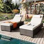 Reljofum Patio Chaise Lounge Set of