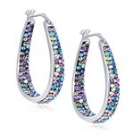 Crystal Hoops