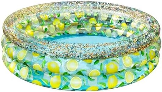 Lemon Inflatable Sunning Pool with Glitter