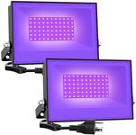 Onforu 2 Pack 30W LED Black Lights,