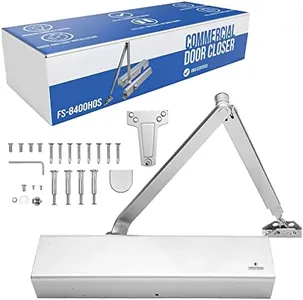 FS-8400 Door Closer - Commercial Door Closer - Heavy Duty Adjustable Grade 1 Standard Automatic Door Closing Hinge - ADA Compliant - Hold Open Function