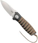 Columbia River Knife & Tool Parascale EDC Folding Pocket Knife with Deadbolt Lock, Heavy Duty Everyday Carry, Drop Point Satin Blade, Cord-Wrapped Handle, Thumbstud 6235