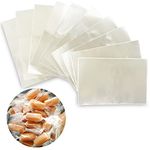 Clear Candy Wrappers for Caramels (600 Pcs 3.5 x 5 inches) - Natural Clear Cellophane Candy Wrappers - Caramel Wrappers - Candy Wrapping Paper - Chocolate Wrappers - Lollipop Wrappers