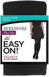 Berkshire womens 5046 The Easy on Fleece Plush Lined Tights Tights - - 1X/ 2X