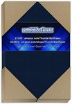 100 Dark Blue Linen 80# Cover Paper Sheets - 4" X 6" (4X6 Inches) Photo|Card|Frame Size - 80 lb/Pound Card Weight - Fine Linen Textured Finish - Deep Dye Quality Cardstock