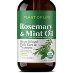 Plant of Life Rosemary & Mint Oil | Multi Hair Strengthening Complex | Scalp Nourish & Treatment | | Essential Oils (2oz / 60ml)