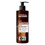 L’Oréal Paris Men Expert Cleansing 3-in-1 Beard, Face & Hair Wash XL 400ml, Barber Club Wash With Cedarwood Essential Oil, Deeply Cleanses and Removes Beard Flakes