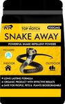 TOP NOTCH Snake Repellent Powder For Indoor & Outdoors Non-Toxic, Organic, Effective, Pet Friendly, Biodegradable With Free Pair Of Gloves