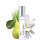 By Rosie Jane Fragrance Oil (Leila Lou) - Clean Fragrance for Women - Essential Oil Vial with Notes of Jasmine, Pear, Fresh Cut Grass - Paraben-Free, Vegan, Cruelty-Free, Phthalate-Free (7.5ml)