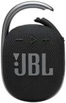 JBL Clip 4: Portable Speaker with Bluetooth, Built-in Battery, Waterproof and Dustproof Feature - Black (JBLCLIP4BLKAM)