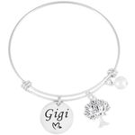 Kivosliviz Gigi Bracelet Gigi Presents for Grandmother Gigi Grandma Bracelet for Grandma