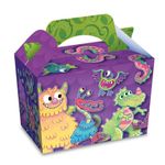 250 x Kids Meal Party Boxes Cardboard Lunch Food Takeaway Box - Choose your Theme (Monsters)