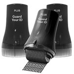 Advanced Confidentiality Roller for Concealing Your Personal Information, Easy to use with one Swipe by Guard Your ID for ID Theft Prevention Stamping, As Seen on TV (Wide 3-Pack, Black)