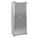 Seville Classics Tall Cabinet, Stainless Steel, Grey, 76,2 x 45,7 x 183 cm