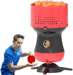 vnmudzeo Table Tennis Serving Machine,Speed & Frequency Adjustable,Rapid-Fire Ping Pong Robot,with 90 Ball Large Removable Ball Tank,for Fast-Paced Drills Main
