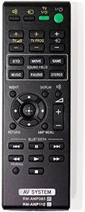 VINABTY RM-ANP085 RM-ANP110 - Mando a Distancia de Repuesto para Sony HT-CT260H Sistema de Cine en casa Barra de Sonido SA-CT260H sa-ct260h Subwoofer
