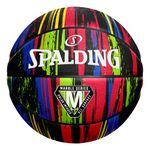 Spalding Marble Series Black Multi-Color Outdoor Basketball 29.5"