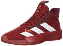 adidas Men's Pro Next 2019 Shoes Basketball, Scarlet/Footwear White/Active Maroon, Numeric_8_Point_5