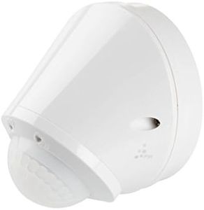 LEGRAND, Infrared Ceiling Motion Sensor for Indoor and Outdoor Use, 360° Working Field, Range up to 8 m, Adjustable Ambient Brightness, IP55, Surface-Mounted Wall or Ceiling Mounting, 048946