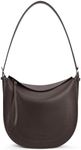 BOSTANTEN Shoulder Purse for Women U Shaped Crossbody Bag Vegan Leather Handbag Adjustable Strap