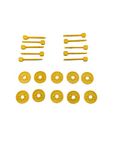 Replacement Discs Projectiles Missiles Bullets for Fisher Price Imaginext DC Super Friends (Yellow 10 Discs 10 Projectiles)