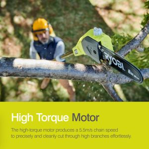 RYOBI ONE+ 18V Cordless Pole Pruner – Lightweight Tree Trimmer