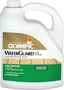 Olympic WaterGuard 1 gal. Clear Exterior Waterproofing Wood Sealer