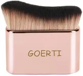 GOERTI Body Makeup Brush Kabuki Foundation Brush for Bronzers Blend Self Tanning Tanners Mousse Applicator for Face Leg
