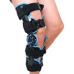 Express Orthopaedic® - Medically Approved ROM Knee Brace Telescopic - Post Op Hinged Knee Brace > ACL PCL, Knee Injuries - One Size Fits Most