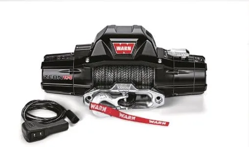 Warn 89611 ZEON 10-S Winch with Synthetic Rope - 10000 lb. Capacity