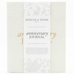 Wedding Anniversary Journal (Ivory, 189 Pages) by Duncan & Stone - Anniversary Book for Couple - Marriage Memory Book & Photo Album - Unique Wedding Gifts for Couple