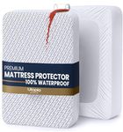 Utopia Bedding Waterproof Mattress Protector King Size, Premium 3D Air Soft Fabric Mattress Cover, Fits 17 Inches Deep, Breathable, Fitted Style with Stretchable Pockets