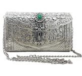 Trend Overseas Brass Metal Bag Purse antique clutch Ethnic clutch Handmade Women metal clutch Bag