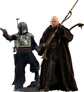 Hot Toys Star Wars: The Mandalorian - Boba Fett Deluxe 1:6 Scale Action Figure, 12-Inch Height