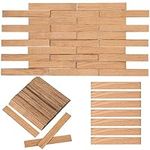 BESTOYARD Dollhouse Flooring Models 40pcs 1:12 Scale Floor Boards Mini Wooden Dollhouse Floor Boards Geometric Doll House Furniture Mini House Rectangular Tiles for Decoration, 10.00X1.50X0.18CM