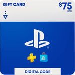 $75 PlayStation Store Gift Card [Di