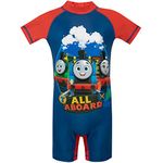 THOMAS & FRIENDS Boys Surfsuit Thomas The Tank Engine Blue 4-5 Years