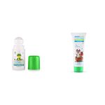 Mamaearth Natural Anti Mosquito Body Roll On, 40ml & 100 Percent Natural Berry Blast Kids Toothpaste, 50g Combo
