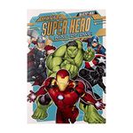 Hallmark Kids' Birthday Card - Marvel's Avengers Design with Fun Word Game Activity