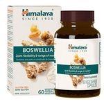 Himalaya Boswellia for Joint Flexibility and Range of Motion, 60 Vegetarian Capsules, Gluten Free Supplement, 250 mg