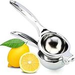 H&S Manual Lemon Squeezer - Heavy Duty - Juice Extractor Single Press Hand Lime Citrus Fruit Juicer